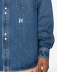Palm Angels Palm Angels Monogram denim shirt