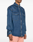 Palm Angels Palm Angels Monogram denim shirt