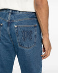 Palm Angels Palm Angels Monogram denim jeans