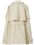 Burberry Burberry Short silk trench coat