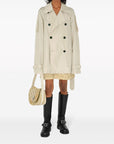 Burberry Burberry Short silk trench coat