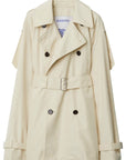 Burberry Burberry Short silk trench coat