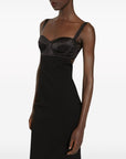 Dolce & Gabbana Dolce & Gabbana Jersey longuette dress with bustier bra top