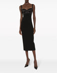 Dolce & Gabbana Dolce & Gabbana Jersey longuette dress with bustier bra top