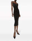 Dolce & Gabbana Dolce & Gabbana Jersey longuette dress with bustier bra top