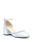 Mach & Mach PRE Mach & Mach PRE Mach & Mach Audrey Satin Crystal Embellished Pumps