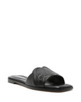 Alexander Mcqueen Alexander McQueen logo-embossed leather sandals