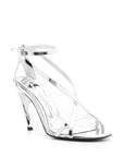 Alexander McQueen Alexander McQueen Twisted Armadillo 95mm patent sandals