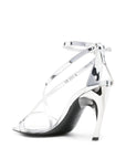 Alexander McQueen Alexander McQueen Twisted Armadillo 95mm patent sandals