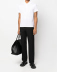 Saint Laurent Saint Laurent Monogram Cotton Piqué Polo Shirt