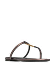 Saint Laurent Saint Laurent Cassandre leather thong sandals