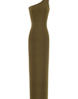 Saint Laurent Saint Laurent One shoulder silk dress