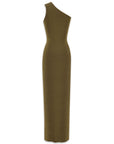 Saint Laurent Saint Laurent One shoulder silk dress