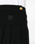 Palm Angels Palm Angels Monogram pleated skirt