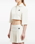 Palm Angels Palm Angels Monogram cropped polo shirt