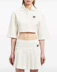 Palm Angels Palm Angels Monogram cropped polo shirt