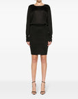 Saint Laurent Saint Laurent open-back knitted dress