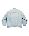Balenciaga Balenciaga Denim jacket with flap pockets and drop shoulder