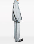 Balenciaga Balenciaga Denim jacket with flap pockets and drop shoulder