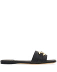 Ferragamo Ferragamo Gancini-plaque leather slides