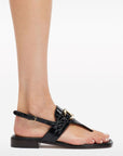 Ferragamo Ferragamo Gancini-buckle Leather Sandals