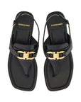 Ferragamo Ferragamo Gancini-buckle Leather Sandals