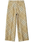 Burberry Burberry check-print tailored wool trousers