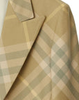 Burberry Burberry checked tailored single-breasted blazer