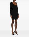 Saint Laurent Saint Laurent Décolleté Mini Dress