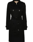 Burberry Burberry gabardine-weave trench coat