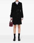 Burberry Burberry gabardine-weave trench coat
