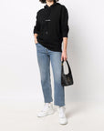 Saint Laurent Saint Laurent Logo Print Hoodie