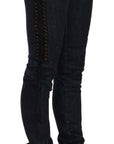 Just Cavalli Elegant Low Waist Skinny Trousers