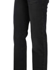 Just Cavalli Elevate Your Style: Chic Black High Waist Denim