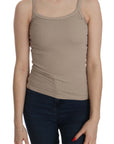 PINK MEMORIES Elegant Spaghetti Strap Cotton Blouse