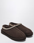 Ugg UGG Tasman cocoa-coloured eather slip-ons
