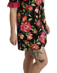 Dolce & Gabbana Elegant Floral Lace A-Line Mini Dress