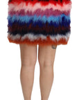 Dolce & Gabbana Chic Feather Embellished High Waist Skirt