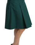 Dolce & Gabbana Elegant High Waist Knee Length Skirt