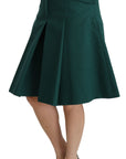 Dolce & Gabbana Elegant High Waist Knee Length Skirt