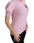 Dolce & Gabbana Elegant Embroidered Virgin Wool Blouse