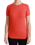 Dolce & Gabbana Elegant Red Crewneck Short Sleeve Tee
