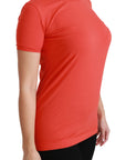 Dolce & Gabbana Elegant Red Crewneck Short Sleeve Tee