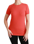 Dolce & Gabbana Elegant Red Crewneck Short Sleeve Tee