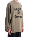 Fear Of God ESSENTIALS Fear Of God ESSENTIALS heather gray cotton oversized t-shirt