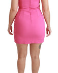 Dolce & Gabbana Chic Pink Sheath Mini Bodycon Dress