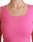 Dolce & Gabbana Chic Pink Sheath Mini Bodycon Dress