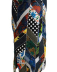 Dolce & Gabbana Elegant Geometric Print High-Waist Skirt