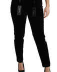 Dolce & Gabbana Chic Mid Waist Skinny Corduroy Jeans