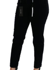 Dolce & Gabbana Chic Mid Waist Skinny Corduroy Jeans
